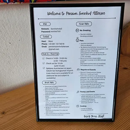 בית הארחה Sonnhof Attersee 3*