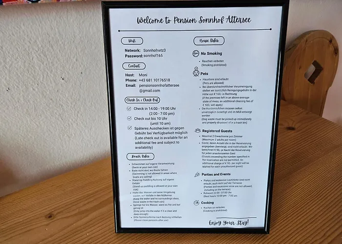 Konukevi Sonnhof Attersee 3*